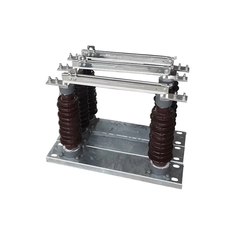 Ceramic Type Gw9-35kv Outdoor High Voltage Disconnector 35kv Line And Power Station Type Manual Disconnector Vertical Open